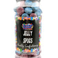 Jelly Spogs Jelly Buttons Aniseed Retro Sweets Gift Jar - 720g