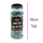 Giant Fizzy Blue Bottles Retro Sour Gummy Sweets Gift Jar - 680g