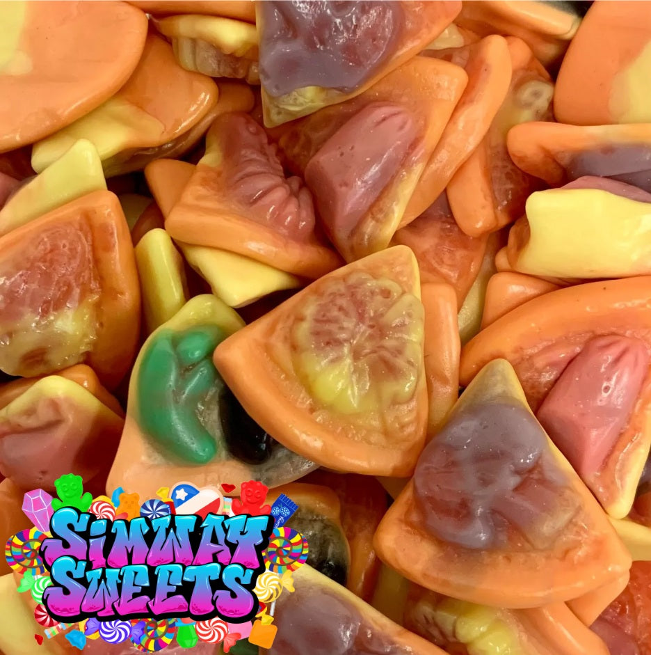 Jelly Filled Pizzas Sweets Gummy Retro Sweets Gift Jar - 730g