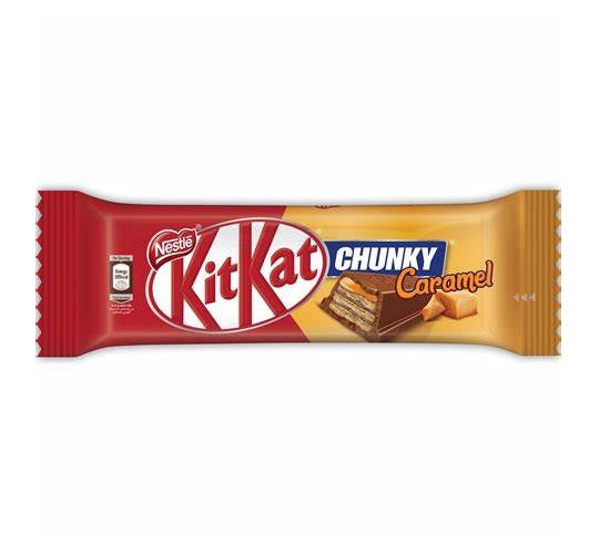 Box of 24 KitKat Chunky Caramel - Best Before June 2023