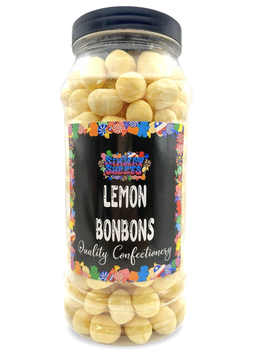 Lemon Flavour Bon Bons Retro Sweets Bon Bons Gift Jar - 770g