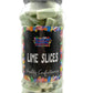 Lime Slices Retro Fizzy Gummy Sweets Gift Jar - 675g