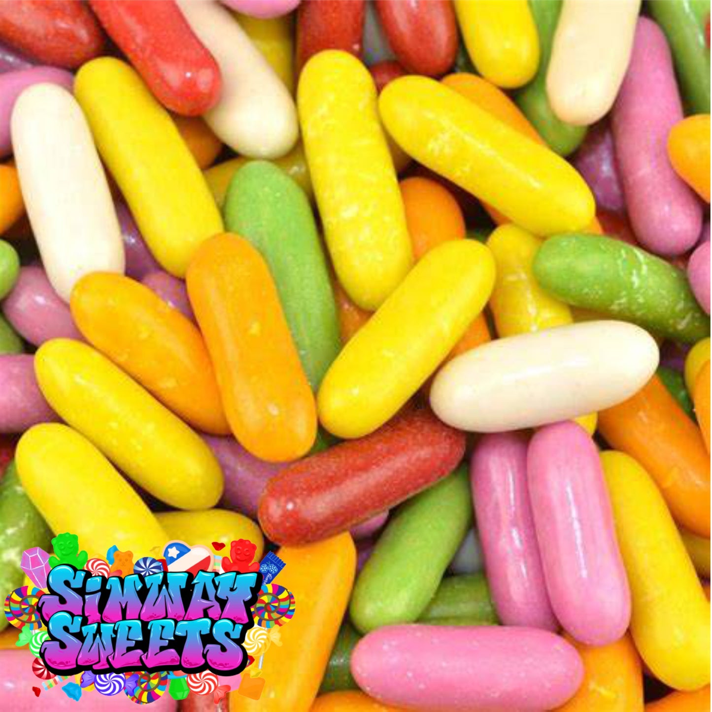 Liquorice Comfit Torpedoes Sweets Gift Jar - 850g