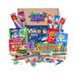 50 piece American Sweet Gift Box With Mike n Ike Red White Blue Theatre Box