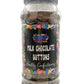Milk Chocolate Buttons Drops Retro Sweets Gift Jar - 620g