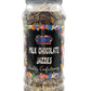 Milk Chocolate Jazzies Jazzles Retro Sweets Gift Jar - 585g