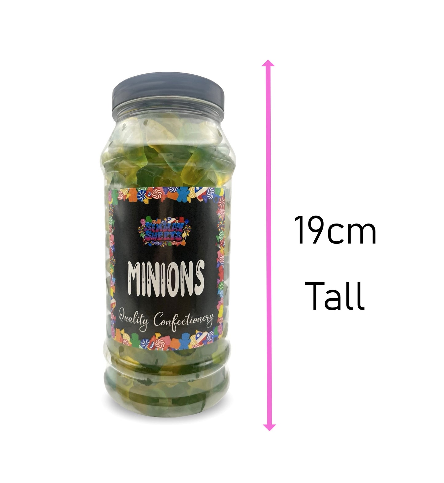 Minions Gummy Sweets Gift Jar - 850g