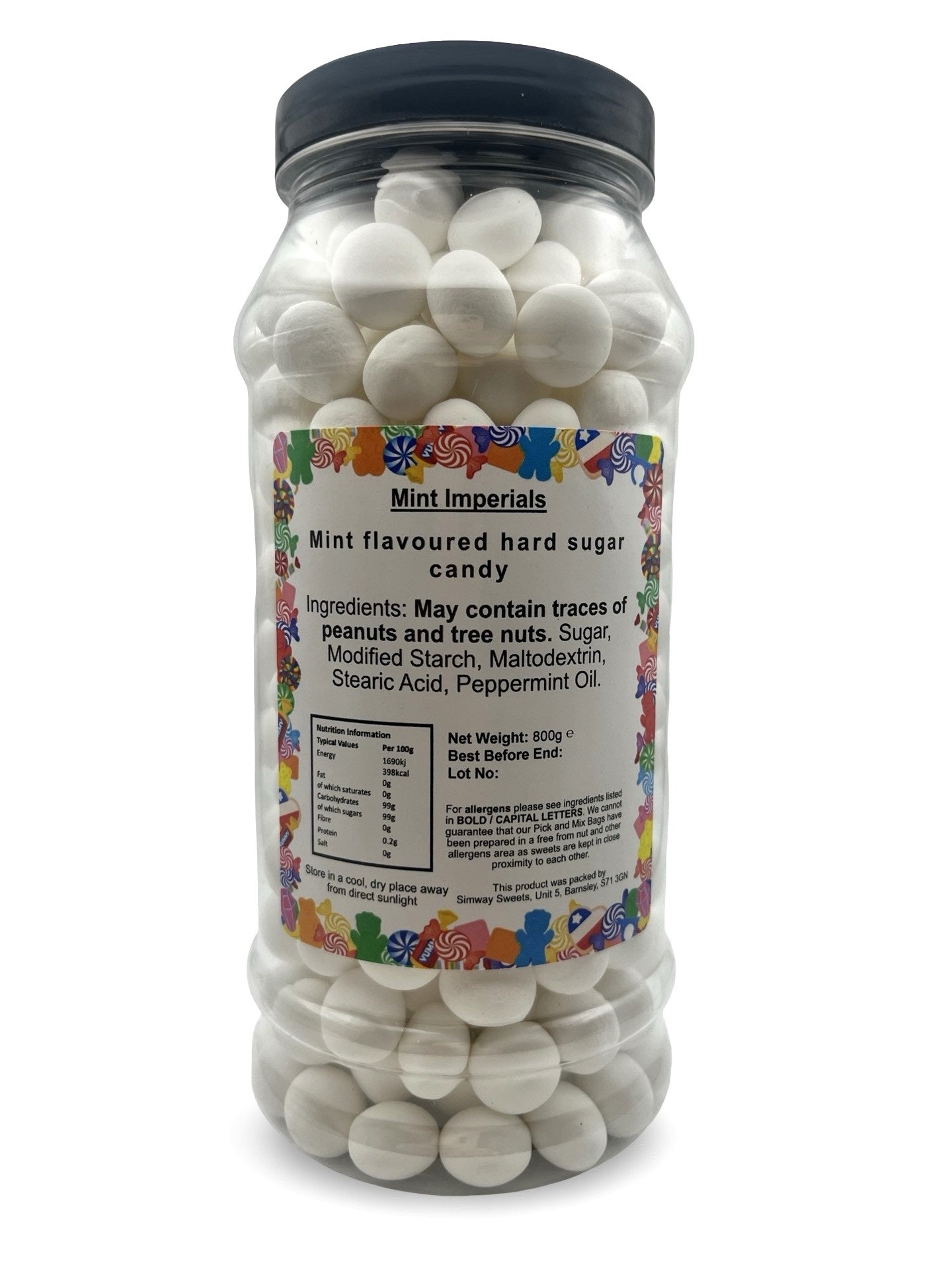 Mint Imperials Retro Sweets Gift Jar - 800g