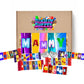 Mothers Day Gift Box With Fun Chocolate Bar Wrappers - Mammy