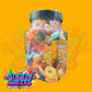 Orange Candy Filled Jar With Soda Can & Sweets JUST PASSED BEST BEFORE!!!
