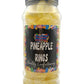 Sour Pineapple Rings Retro Fizzy Gummy Sweets Gift Jar - 625g