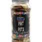 Pint Pots Jelly Gummy Retro Sweets Gift Jar - 760g