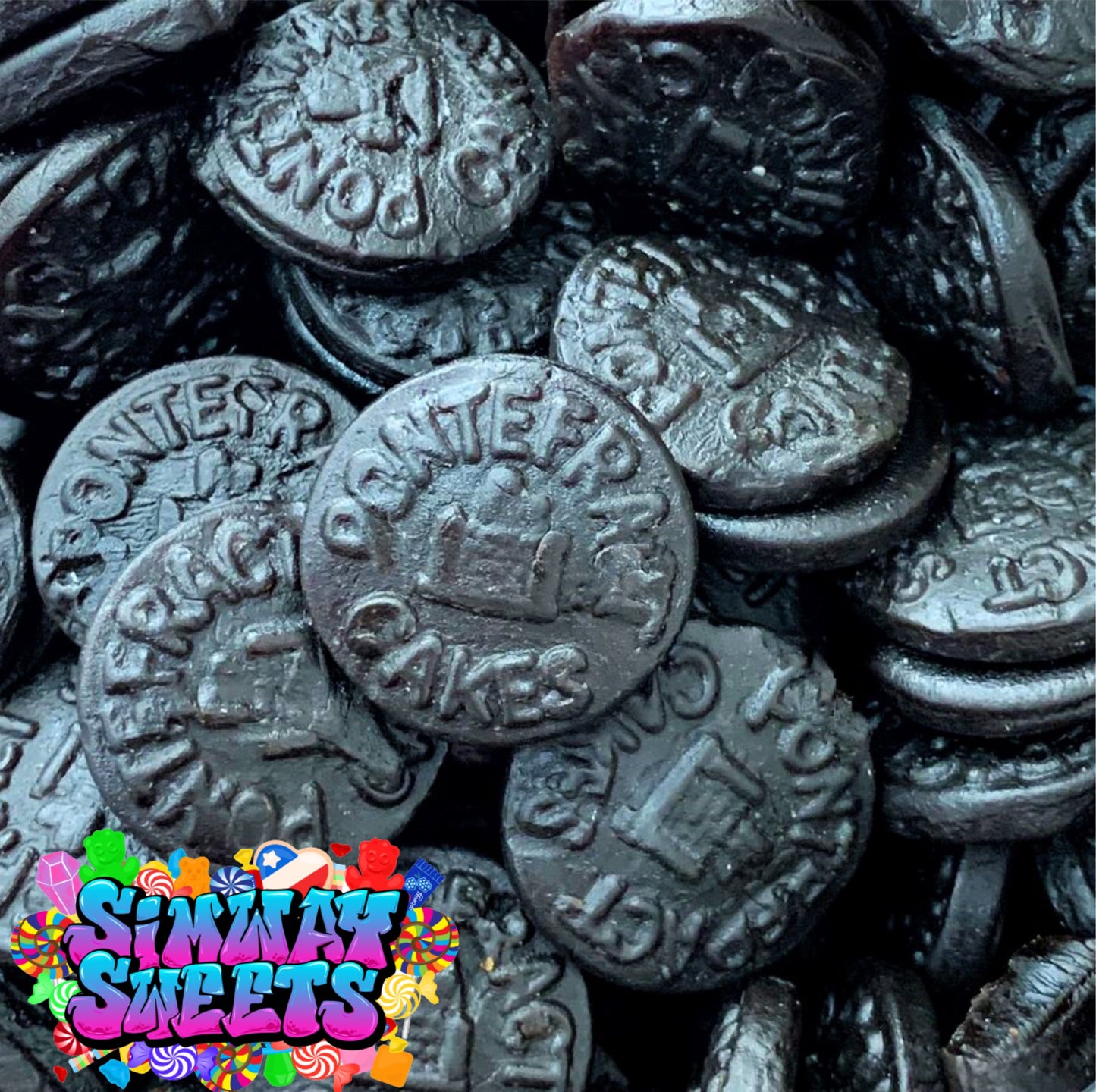 Pontefract Cakes Liquorice Tablets Aniseed Sweets Gift Jar - 770g