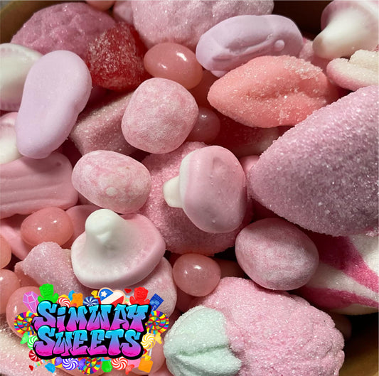 Simway Sweets Pretty In Pink Pick N Mix Bag - 1KG