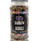 Rainbow Berries Gummy Retro Sweets Gift Jar - 770g
