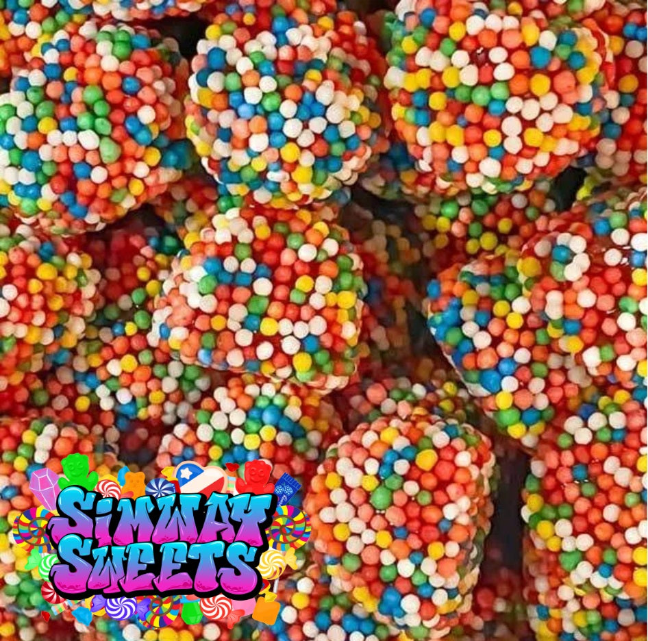 Rainbow Berries Gummy Retro Sweets Gift Jar - 770g
