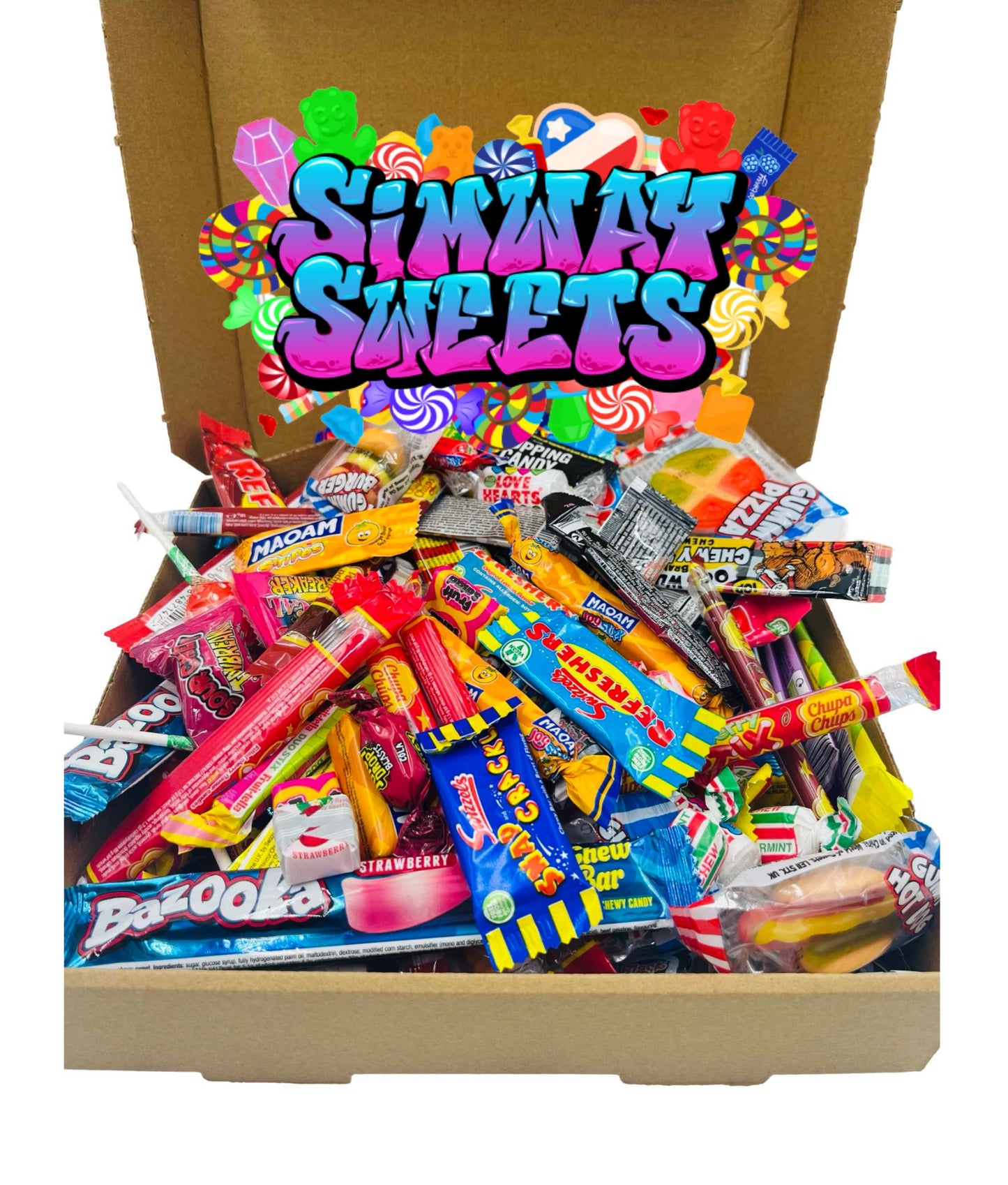 Simway Sweets 150 Piece Retro Box