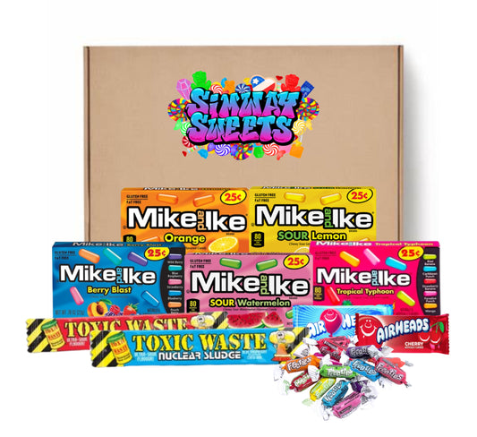 20 American Sweets USA Candies Gift Box
