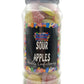 Fizzy Sour Apples Sweets Gummy Jelly Retro Sweets Gift Jar - 760g