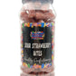 Sour Strawberry Pencil Bites Sweets Gummy Jelly Retro Sweets Gift Jar - 655g