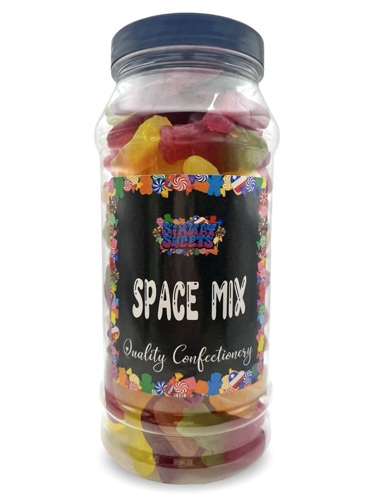 Space Mix Retro Gummy Sweets Gift Jar - 645g