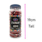 Strawberry Screws Cable Twists Mini Pencil Bites Retro Sweets Gift Jar - 710g