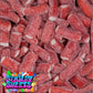 Sour Strawberry Pencil Bites Sweets Gummy Jelly Retro Sweets Gift Jar - 655g
