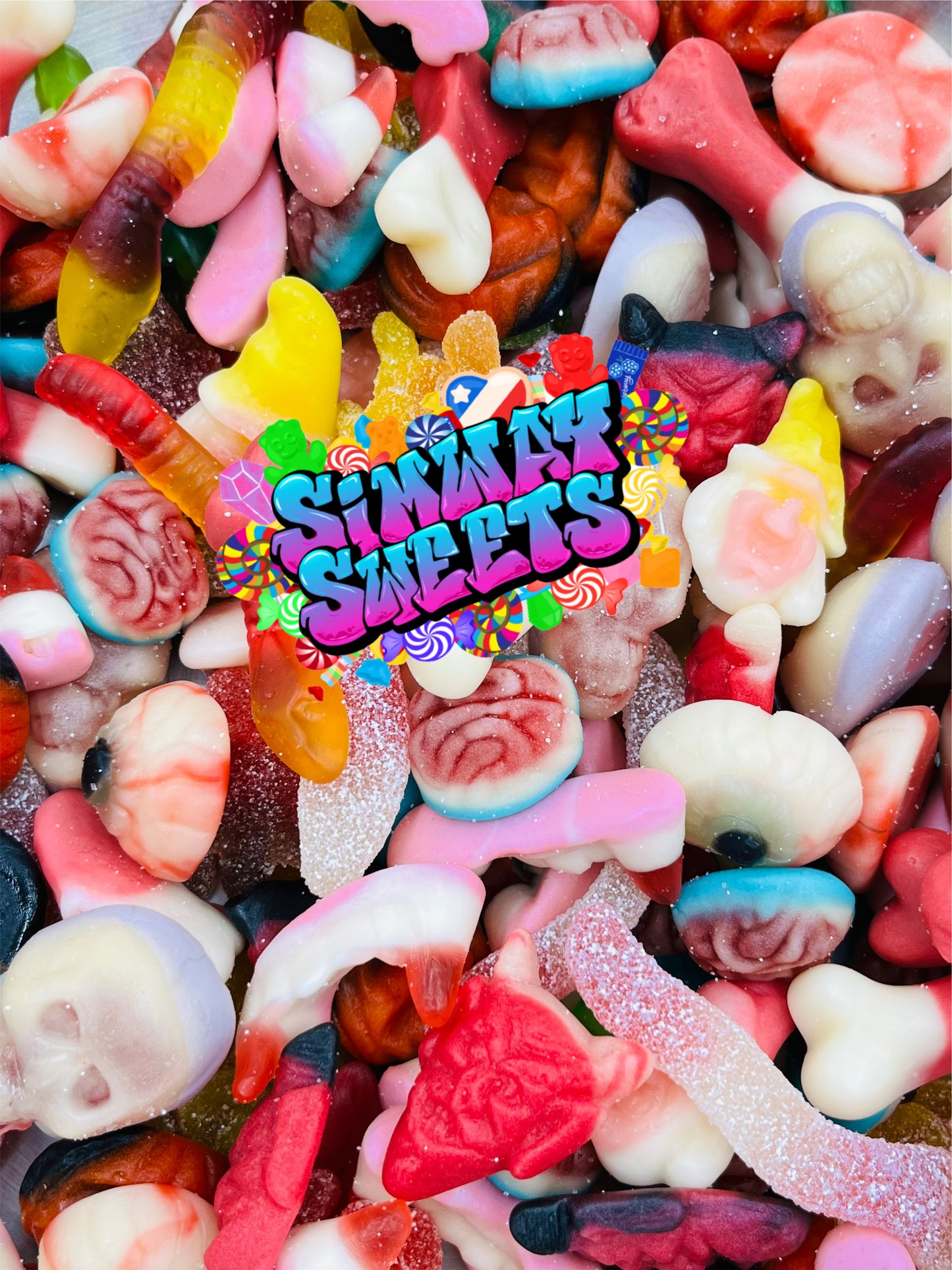 Simway Sweets Spine Chilling  1 KG Halloween  Pick n  Mix
