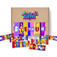 Mothers Day Gift Box With Fun Chocolate Bar Wrappers - Step Mum