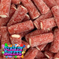 Giant Strawberry Rocketz Pencils Fizzy Retro Sweets Gift Jar - 665g
