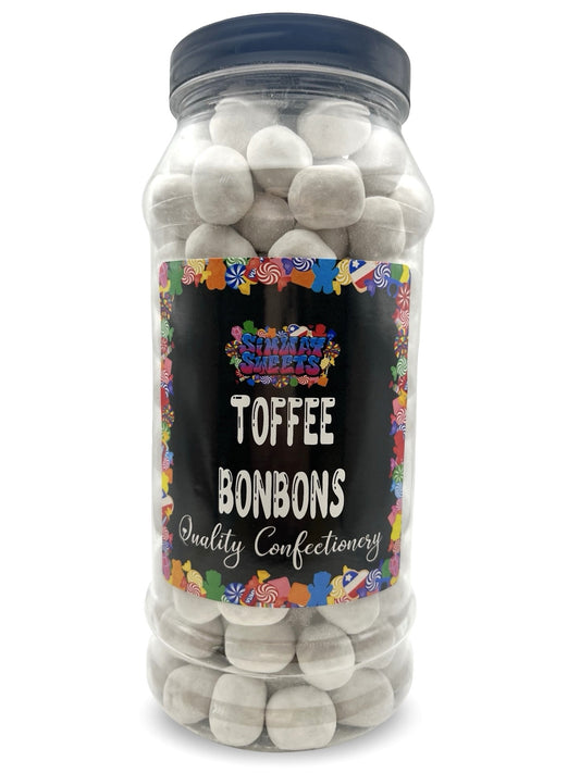Toffee Flavour Bon Bons Retro Sweets Bon Bons Gift Jar - 760g