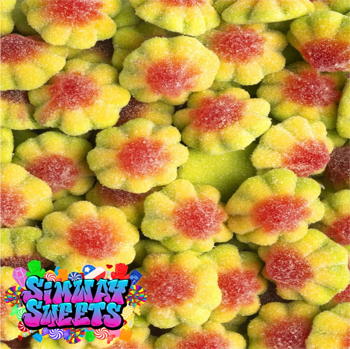 Sour Volcanoes Retro Fizzy Gummy Sweets Gift Jar - 590g