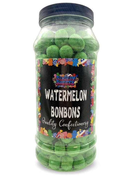 Watermelon Flavour Bon Bons Retro Sweets Bon Bons Gift Jar - 750g