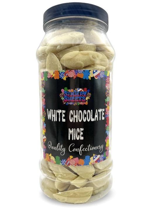 White Chocolate Mice Retro Sweets Gift Jar - 670g