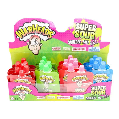 Warhead Gels 4 flavours (Box of 32)
