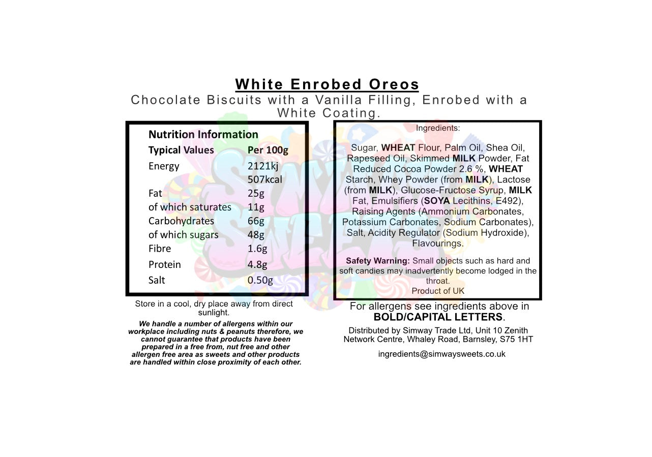 White Chocolate Covered Oreos Multipack - 246g