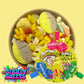 Yellow Candy Salad - With Gel