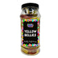 Haribo Yellow Bellies Gummy Foam Snakes Retro Sweets Gift Jar - 530g
