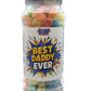 Father's Day Sweet Jar CHOOSE YOUR DESIGN full of Fizzy Pick n Mix - 660g