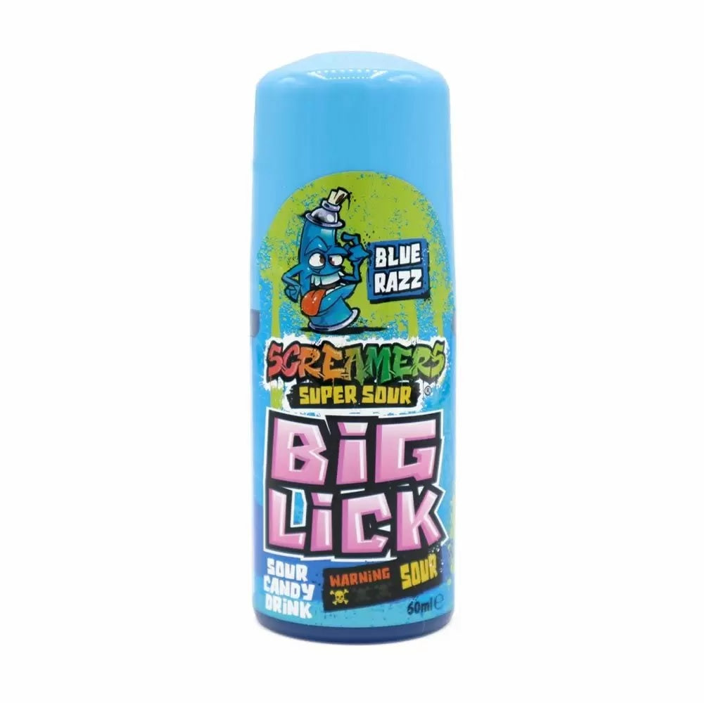 Zed Candy Screamers Blue Razz Big Lick 60ml