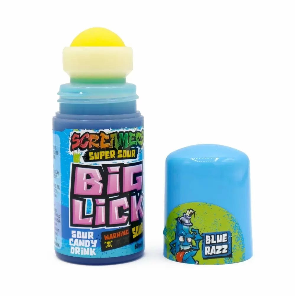 Zed Candy Screamers Blue Razz Big Lick 60ml