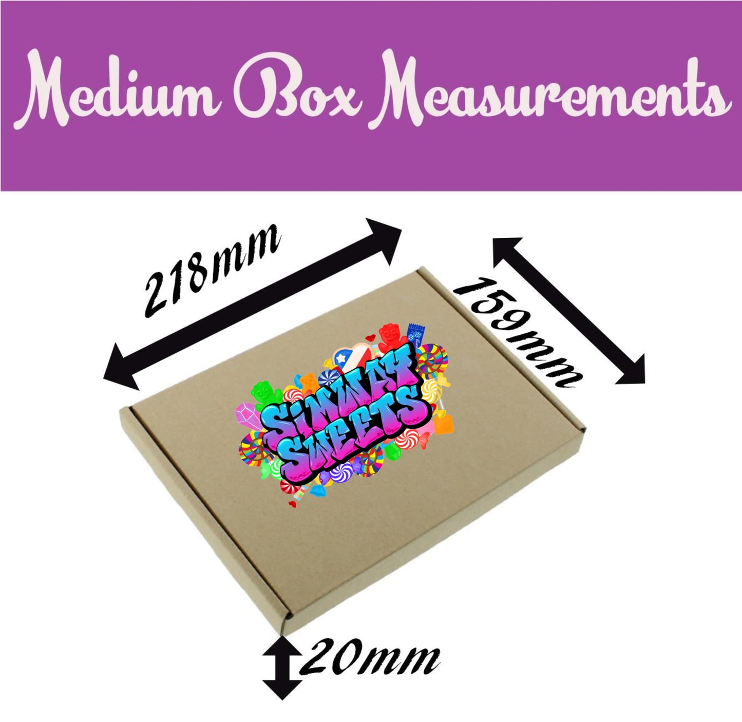 20 American Sweets USA Candies Gift Box