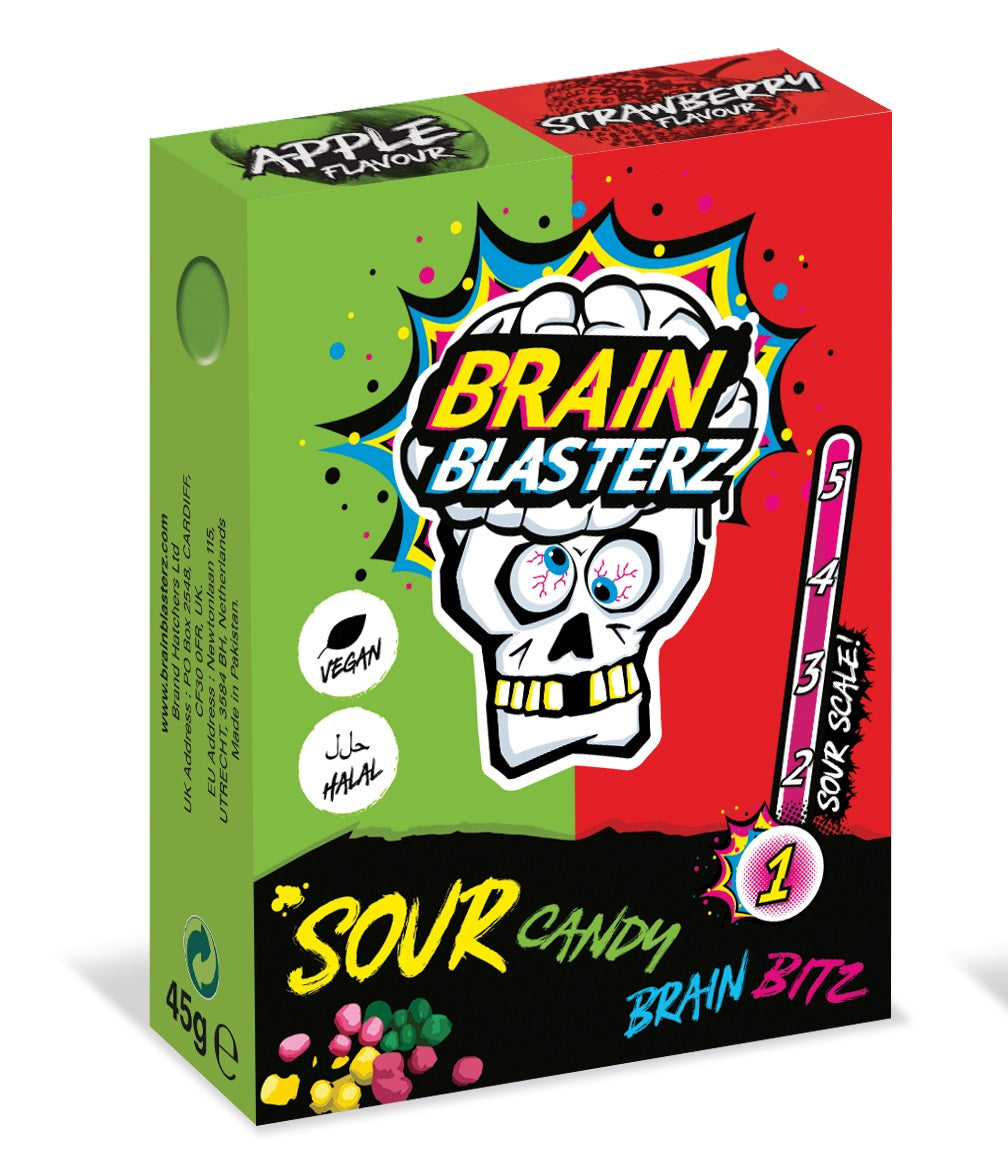 Brain Blasterz Sour Candy Bitz - 45g