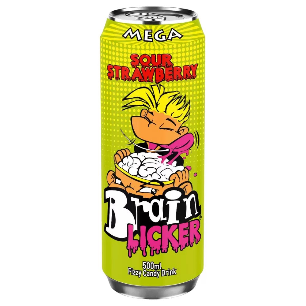 Brain Licker Soda 500ml - Sour Strawberry