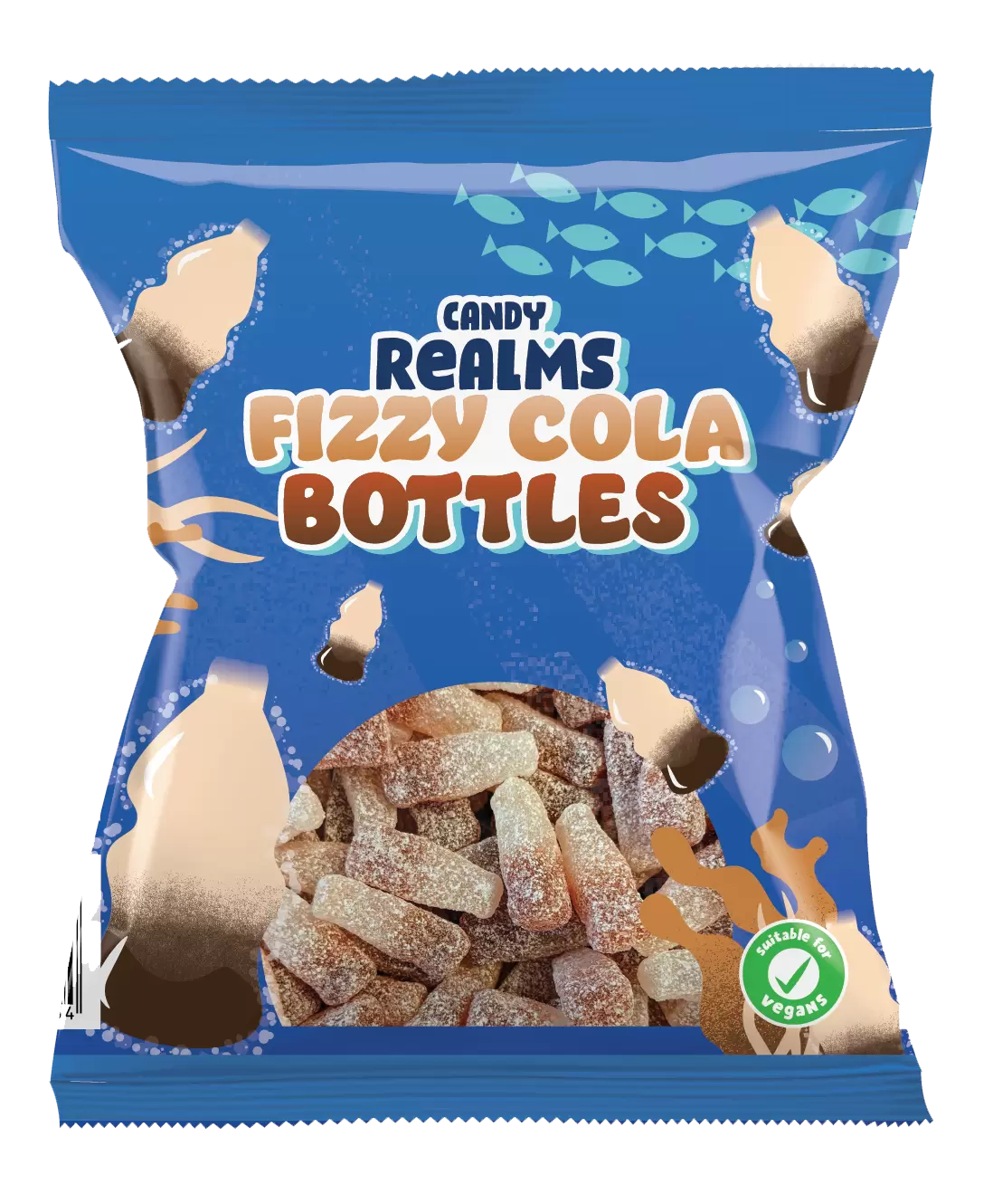 Candy Realms Fizzy Cola Bottles - 190g