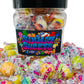 Simway Sweets Jar 400g - Cry Baby Bubblegum - Individually Wrapped American Sweets - Approximately 70 Pieces