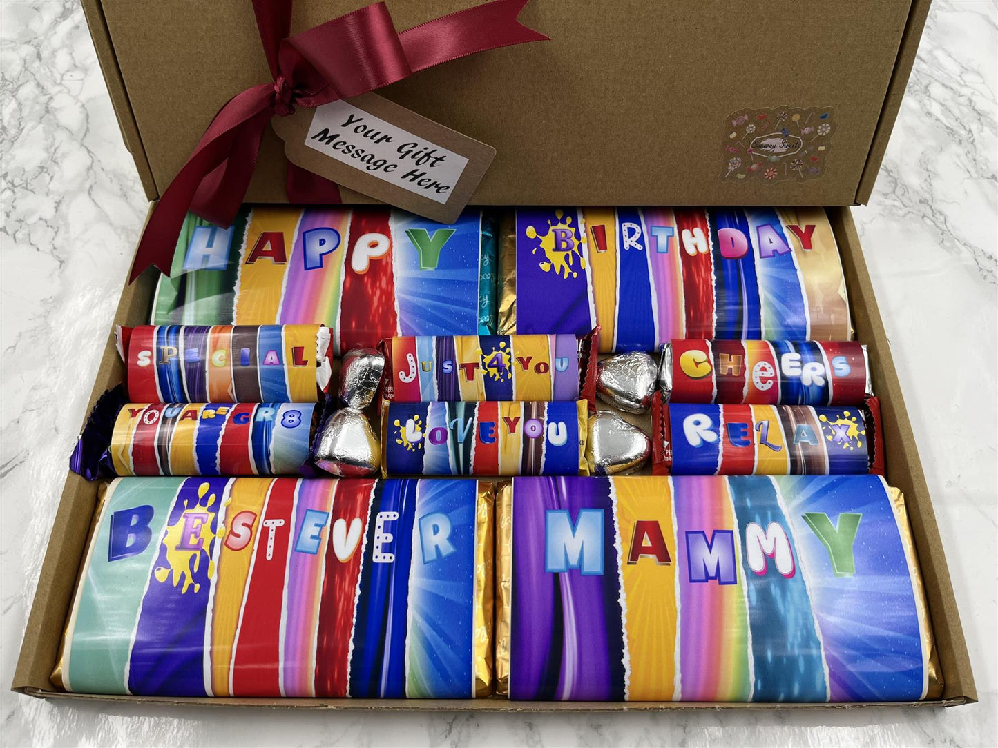 Fun Novelty Birthday Chocolate Wrapper Gift Box - Mammy
