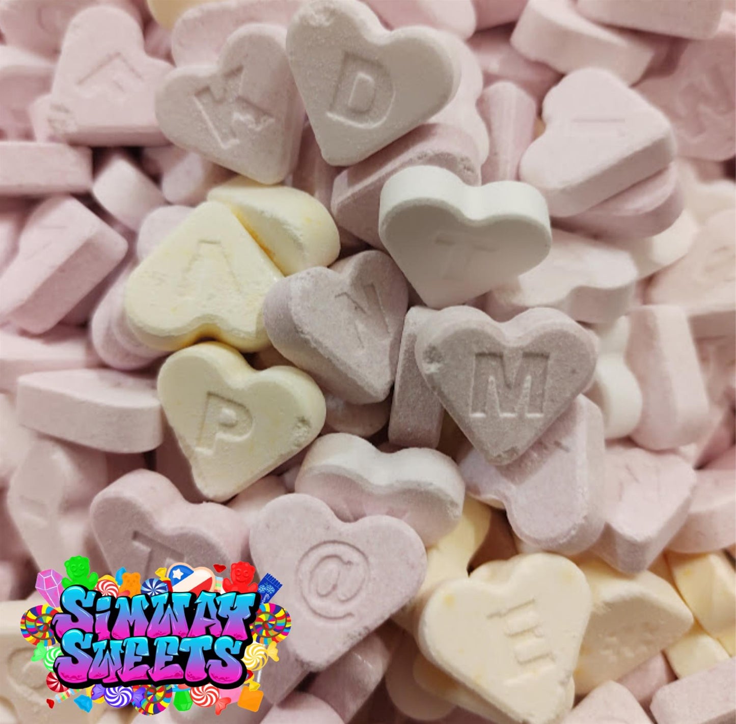 Fruity Letter Love Hearts Pick N Mix
