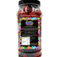 Black & Raspberry Berries Gummy Retro Sweets Gift Jar - 685g