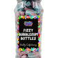 Fizzy Bubblegum Bottles Pink and Blue Bottles Retro Sweets Gift Jar - 600g